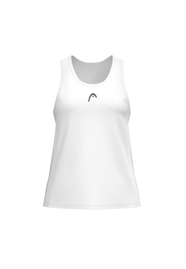 Damski tank top Head Club 25 Tech. Kolor: biały. Długość rękawa: bez rękawów. Sport: tenis