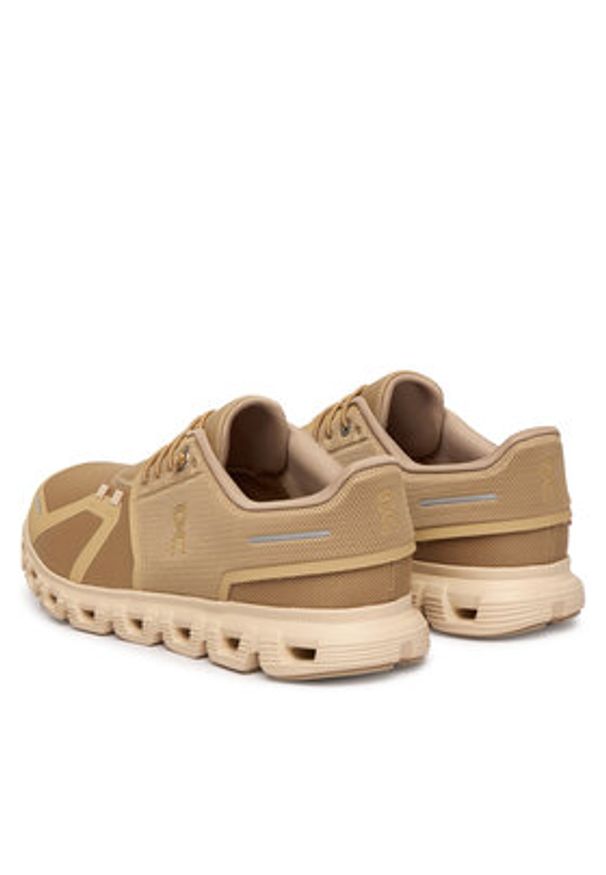 On Sneakersy Cloud 6 3MF10074874 Beżowy. Kolor: beżowy. Materiał: materiał
