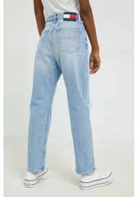 Tommy Jeans jeansy DW0DW12364.PPYY damskie high waist. Stan: podwyższony. Kolor: niebieski #3