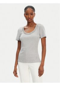 Marciano Guess T-Shirt 5RGP18 6299A Szary Regular Fit. Kolor: szary. Materiał: wiskoza #1