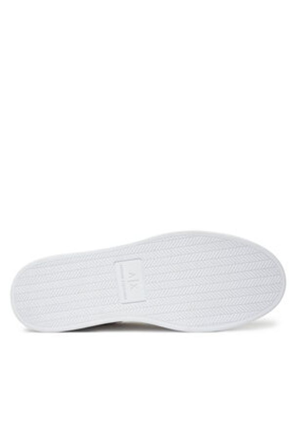 Armani Exchange Sneakersy XM000140 AF11916 M0028 Biały. Kolor: biały. Materiał: skóra