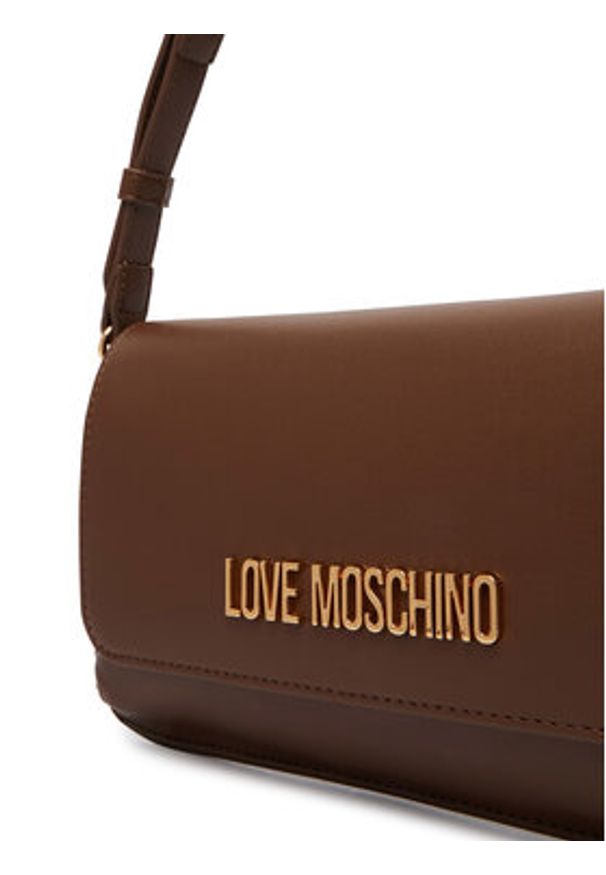 Love Moschino - LOVE MOSCHINO Torebka JC4058PP1PLO0300 Brązowy. Kolor: brązowy. Materiał: skórzane
