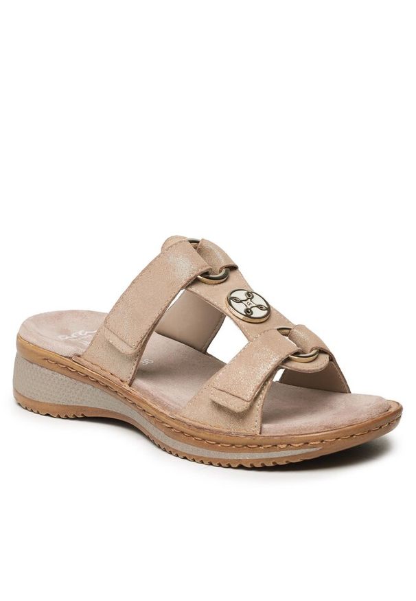 Klapki Ara. Kolor: beżowy