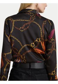 Lauren Ralph Lauren - LAUREN RALPH LAUREN Koszula 200979917001 Czarny Straight Fit. Kolor: czarny. Materiał: syntetyk #6