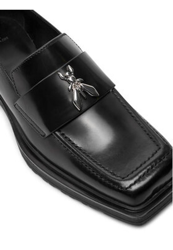 Patrizia Pepe Loafersy 8Z0019/L052 Czarny. Kolor: czarny. Materiał: skóra