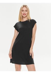 Vero Moda Sukienka codzienna Ava 10304703 Czarny Loose Fit. Okazja: na co dzień. Kolor: czarny. Materiał: lyocell. Typ sukienki: proste. Styl: casual #1