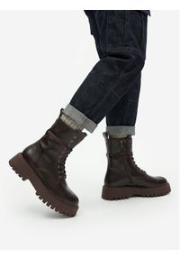 G-Star RAW - G-Star Raw Trzewiki EO-GEDIZ-8090-25 Brązowy. Kolor: brązowy. Materiał: skóra #1