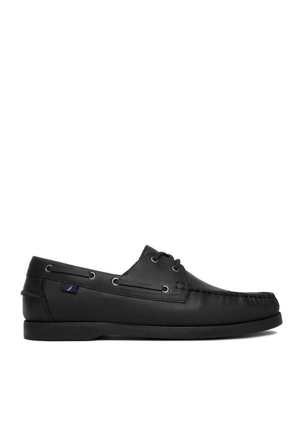 Nautica Mokasyny CEO-COMO-01 MI08 Czarny. Kolor: czarny. Materiał: skóra