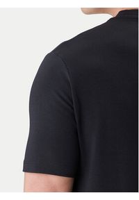 Karl Lagerfeld - KARL LAGERFELD T-Shirt 755034 562235 Granatowy Regular Fit. Typ kołnierza: dekolt w karo. Kolor: niebieski. Materiał: bawełna #4