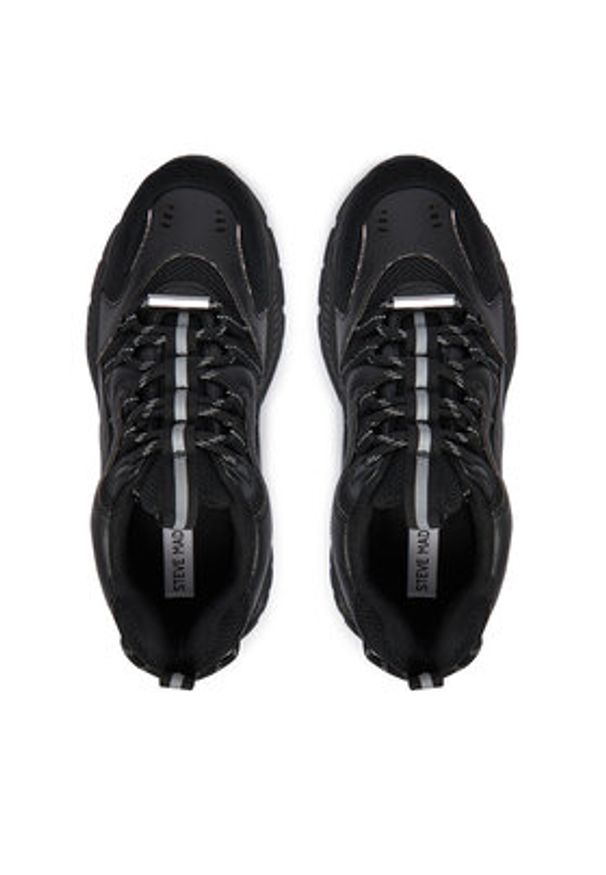 Steve Madden Sneakersy Animates SM11004763 Czarny. Kolor: czarny. Materiał: materiał