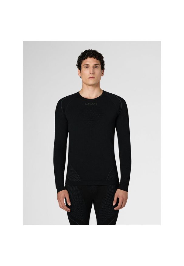 UYN - Evolutyon Biotech Thermal Jersey. Kolor: czarny. Materiał: jersey. Sport: kolarstwo