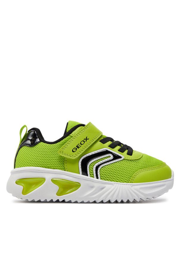 Geox Sneakersy J Assister Boy J45DZC 014CE C3707 S Zielony. Kolor: zielony. Materiał: mesh, materiał