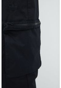 adidas Originals spodnie bawełniane Trefoil Moments HF2113 damskie kolor czarny. Stan: podwyższony. Kolor: czarny. Materiał: bawełna #4