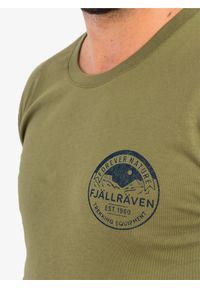 Fjällräven - Koszulka z długim rękawem męska Fjallraven Forever Nature Badge L/S. Kolor: zielony. Długość rękawa: długi rękaw. Długość: długie