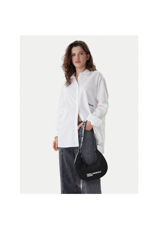 Torebka Karl Lagerfeld Jeans. Kolor: czarny