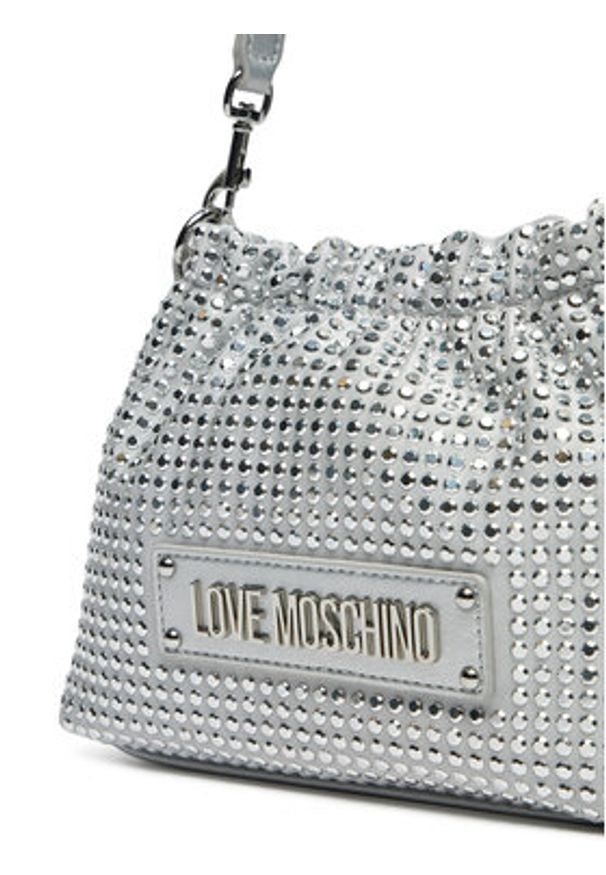 Love Moschino - LOVE MOSCHINO Torebka JC4138PP1MLL196B Srebrny. Kolor: srebrny