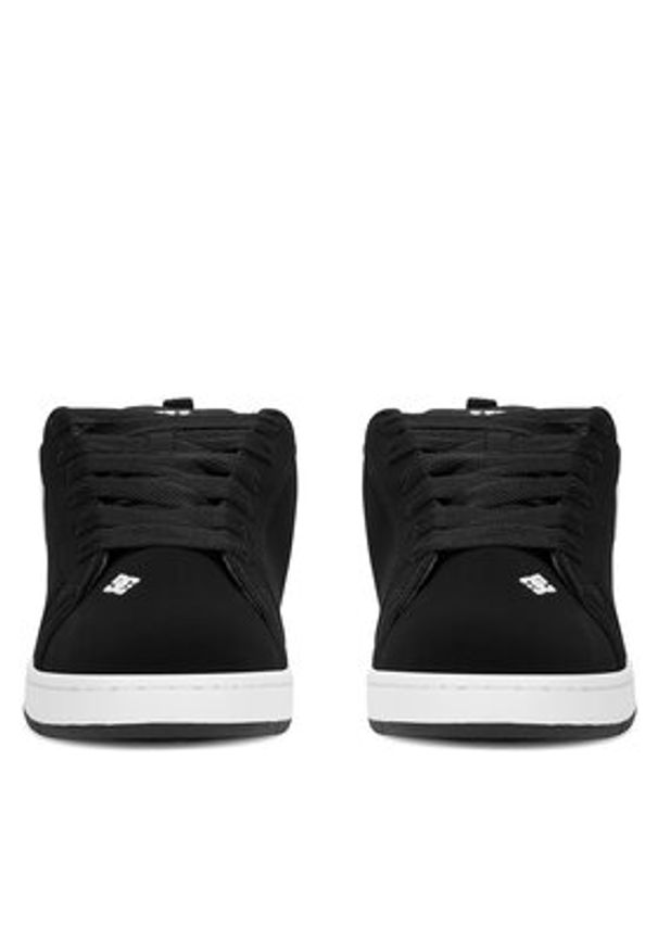 DC Shoes Sneakersy COURT GRAFFIK 300529-001 Czarny. Kolor: czarny. Materiał: nubuk, skóra