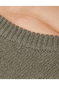 HEMISPHERE - Kaszmirowy sweter z wiązaniem. Kolor: zielony. Materiał: kaszmir. Długość rękawa: długi rękaw. Długość: długie. Sezon: zima, jesień. Styl: klasyczny #5