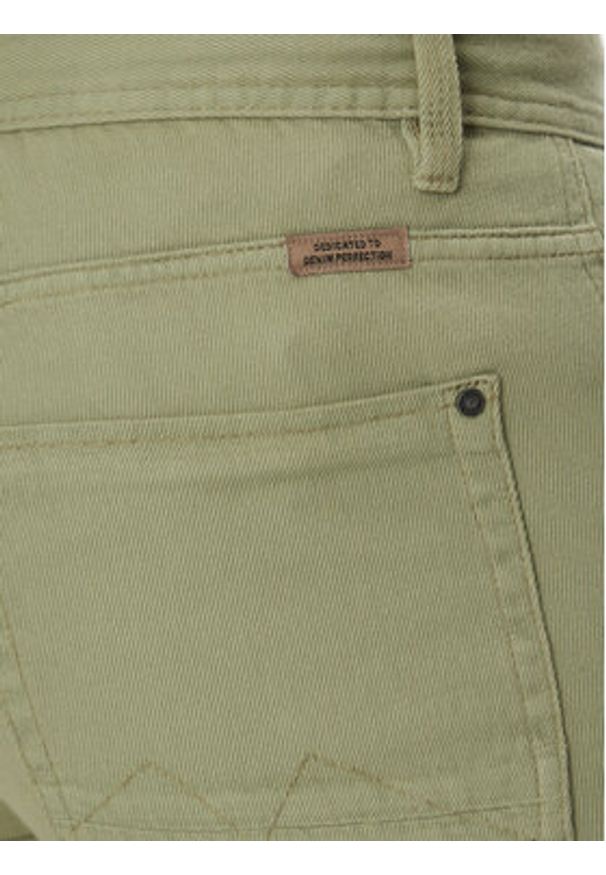 Blend Szorty jeansowe 20718128 Zielony Regular Fit. Kolor: zielony. Materiał: bawełna