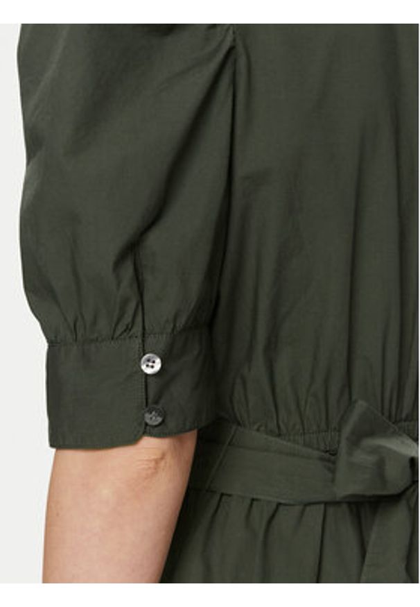 GAP - Gap Sukienka koszulowa 792564 Zielony Regular Fit. Kolor: zielony. Materiał: bawełna. Typ sukienki: koszulowe