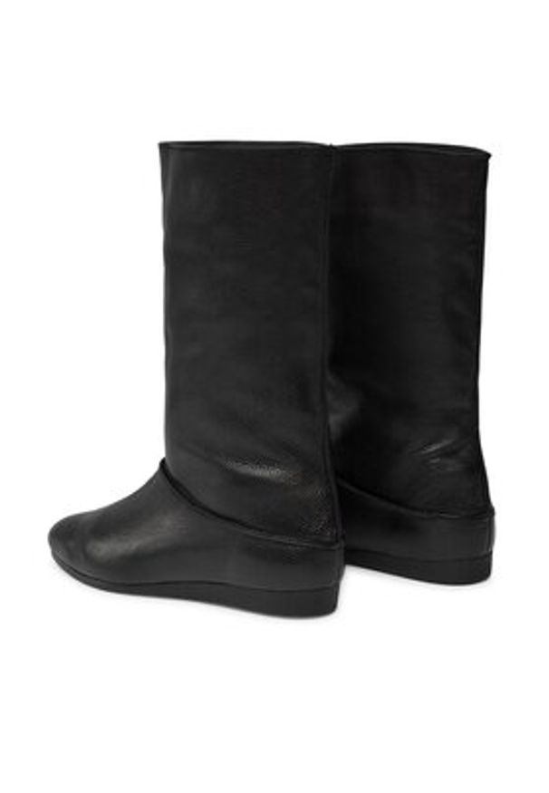 BALAGAN - Balagan Botki Sasha Czarny. Kolor: czarny. Materiał: skóra