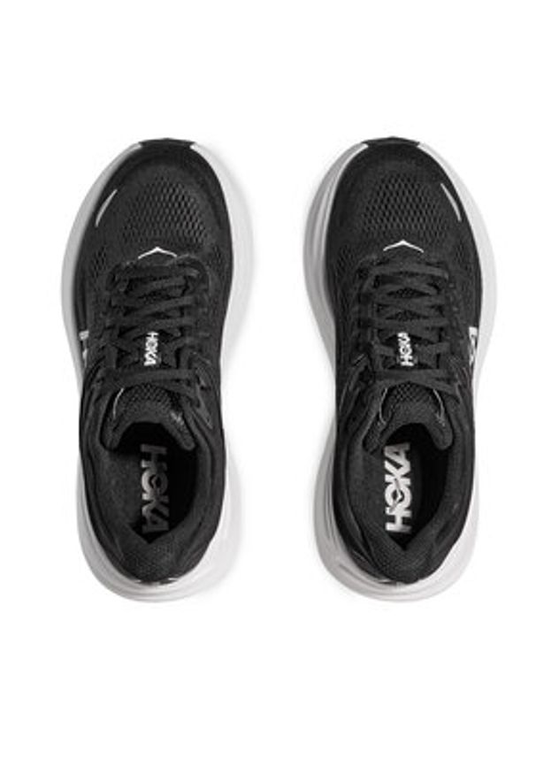 HOKA - Hoka Buty do biegania Bondi 9 Wide 1162014 Czarny. Kolor: czarny. Materiał: materiał