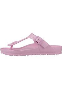 Japonki damskie Birkenstock Gizeh Eva. Zapięcie: klamry. Kolor: różowy. Materiał: syntetyk, materiał. Sport: turystyka piesza