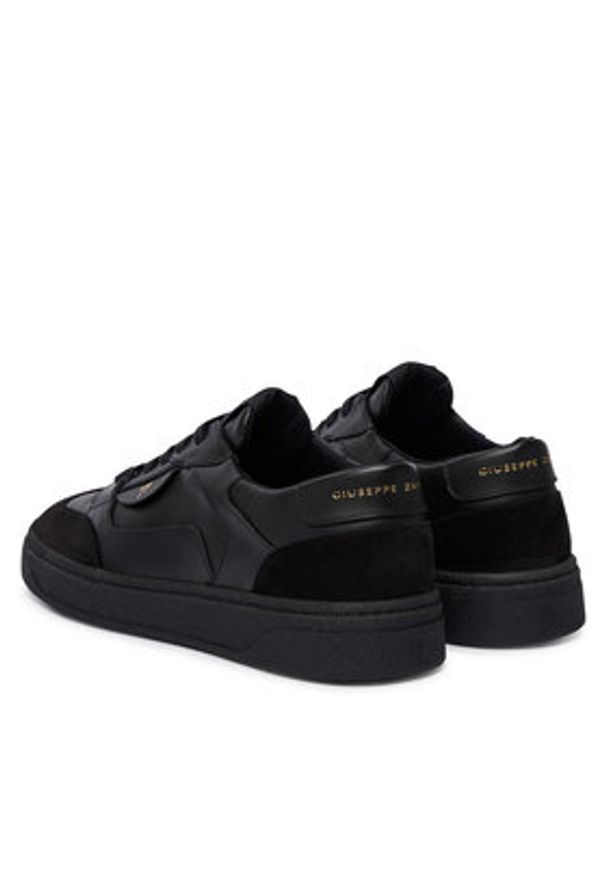 Giuseppe Zanotti Sneakersy RU50013/001 Czarny. Kolor: czarny. Materiał: skóra