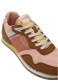 Pepe Jeans Sneakersy PLS4002 Brązowy. Kolor: brązowy. Materiał: materiał #4