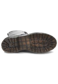 Big-Star - Czarne Glany Big Star Damskie Modne Buty Ocieplane. Kolor: czarny. Materiał: syntetyk, skóra ekologiczna, futro. Szerokość cholewki: normalna. Sezon: zima. Obcas: na obcasie. Styl: elegancki. Wysokość obcasa: niski #6