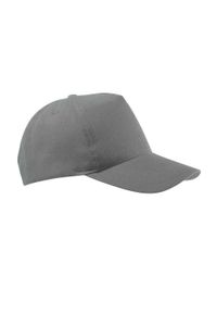 SOL'S - Buzz 5 Panel Baseball Cap. Kolor: szary