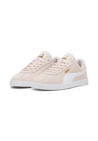 Puma - Sneakersy zamszowe unisex PUMA Club II PUMA Island Pink White Gold. Kolor: żółty, biały, wielokolorowy, różowy. Materiał: zamsz