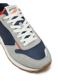 HOFF Sneakersy Delos 12517607 Granatowy. Kolor: niebieski. Materiał: zamsz, skóra