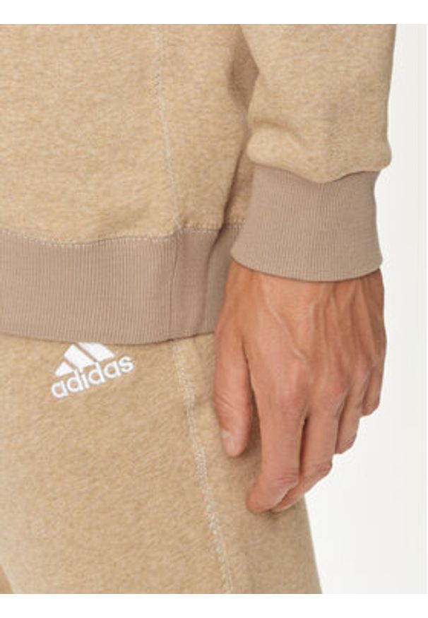 Adidas - adidas Bluza Seasonal Essentials IY6613 Beżowy Regular Fit. Kolor: beżowy. Materiał: bawełna