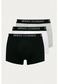 Armani Exchange - Bokserki (3-pack). Kolor: szary