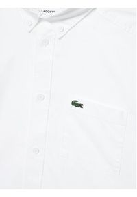 Lacoste Koszula CJ5296 Biały Regular Fit. Kolor: biały. Materiał: bawełna