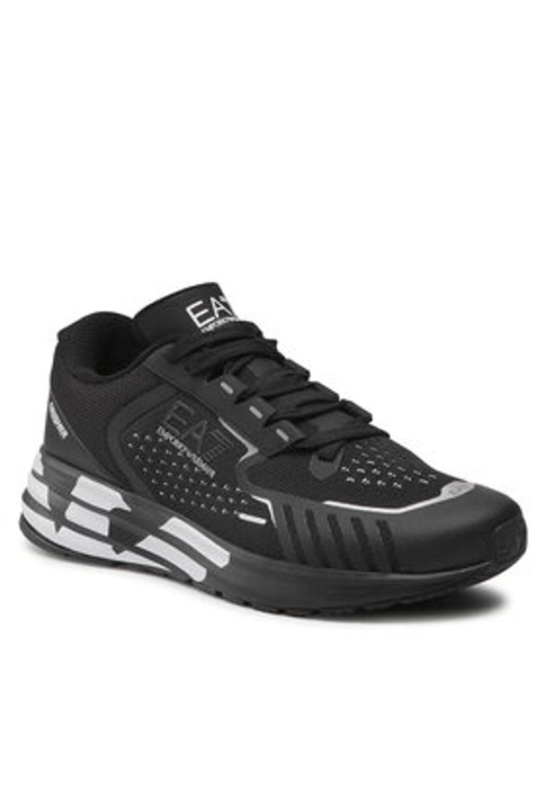 EA7 Emporio Armani Sneakersy X8X094 XK239 A120 Czarny. Kolor: czarny. Materiał: materiał