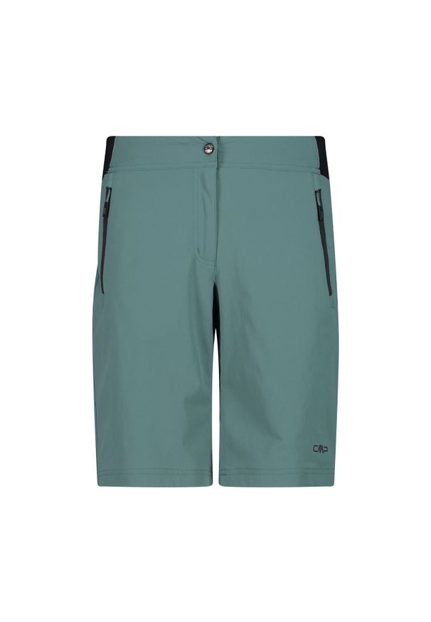 Szorty damskie turystyczne CMP 34T5066. Kolor: zielony. Sport: turystyka piesza