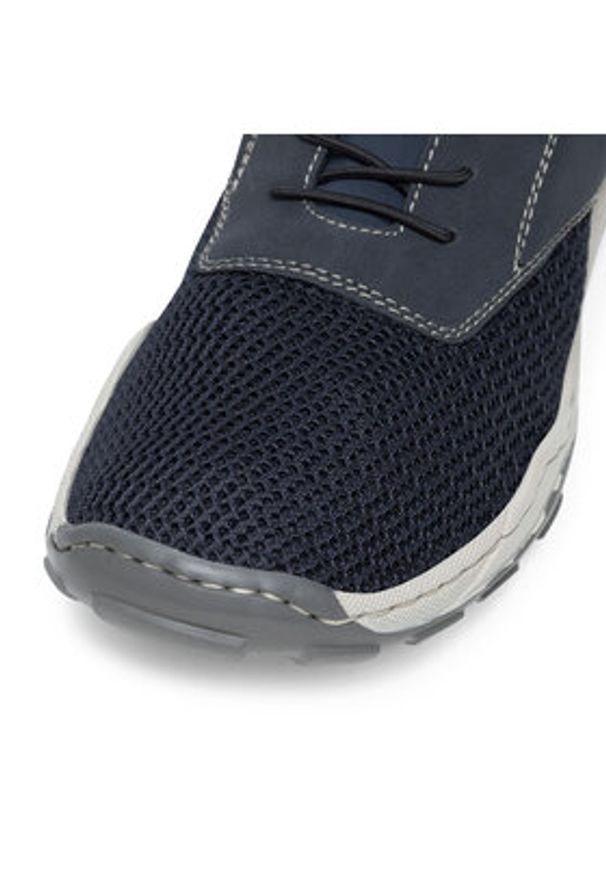 Rieker Półbuty 08015-14 Granatowy. Kolor: niebieski. Materiał: materiał