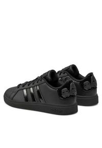 Adidas - adidas Sneakersy STAR WARS Grand Court 2.0 K IH7533 Czarny. Kolor: czarny. Materiał: skóra. Wzór: motyw z bajki #5