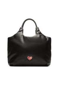 Love Moschino - LOVE MOSCHINO Torebka Borsa JC4273PP0HKN0000 Czarny. Kolor: czarny. Materiał: skórzane #6