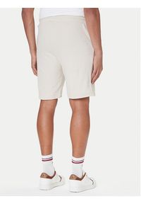TOMMY HILFIGER - Tommy Hilfiger Szorty sportowe UM0UM03452 Écru Relaxed Fit. Materiał: bawełna. Styl: sportowy #5