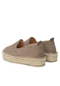 Manebi Espadryle Double Sole Espadrilles K 1.9 D0 Szary. Kolor: szary. Materiał: zamsz, skóra