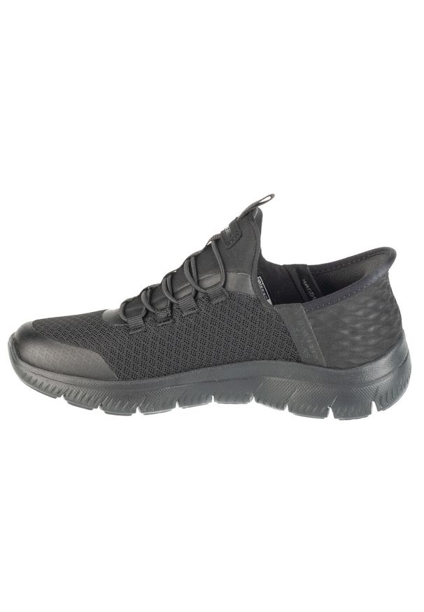 skechers - Buty sportowe Sneakersy chłopięce, Slip-Ins: Summits - High Range. Kolor: czarny. Model: Skechers Sport. Sport: turystyka piesza