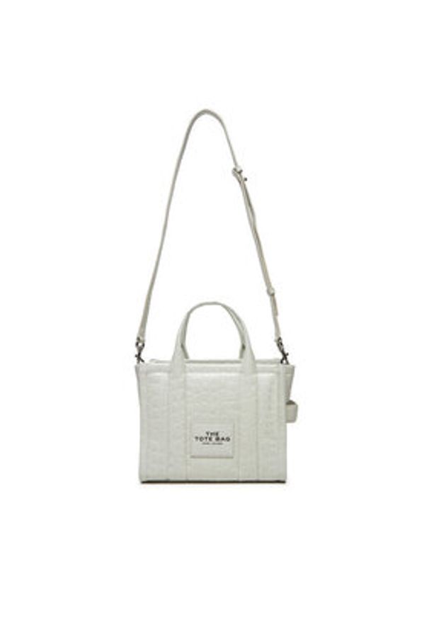 MARC JACOBS - Marc Jacobs Torebka The Croc Embossed Tote Bag H022L01RE22 Écru. Materiał: skórzane