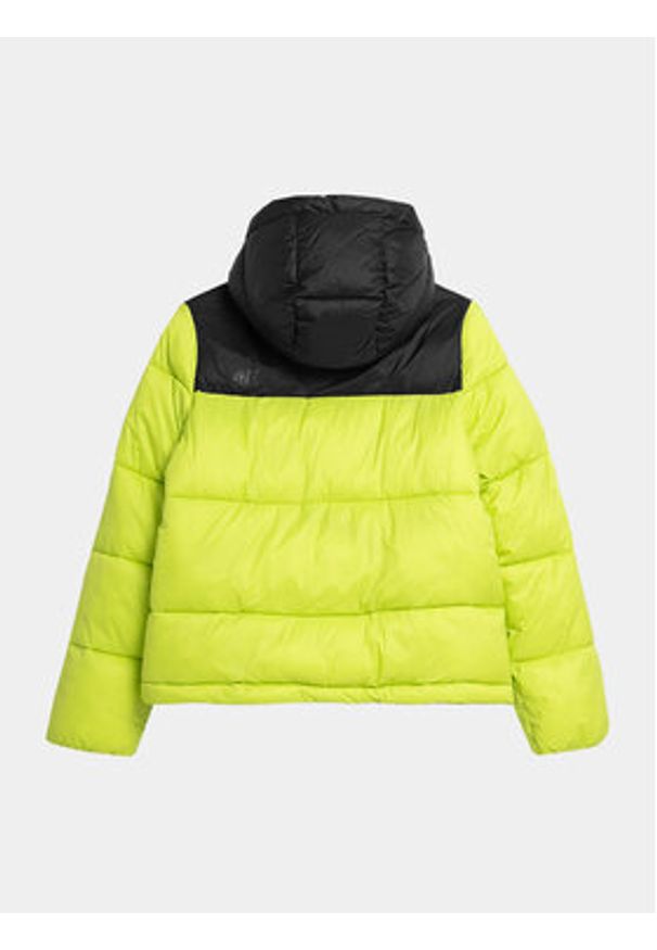 4f - 4F Kurtka zimowa 4FAW23TDJAF230 Zielony Regular Fit. Kolor: zielony. Materiał: syntetyk. Sezon: zima