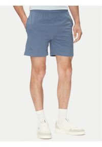 Kappa Szorty sportowe Logo Korpo Cabas 303HZE0 Niebieski Regular Fit. Kolor: niebieski. Materiał: bawełna. Styl: sportowy