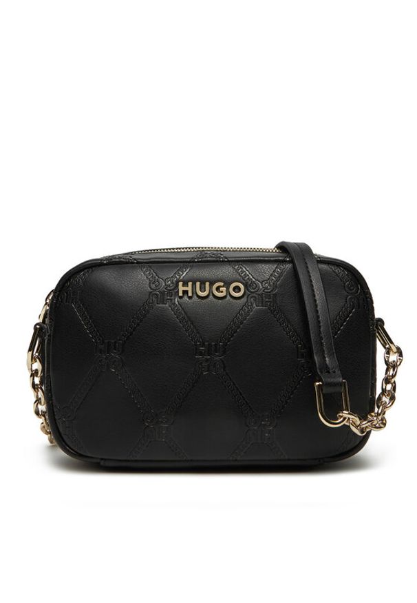 Hugo - HUGO Torebka 50523697 Czarny. Kolor: czarny. Materiał: skórzane