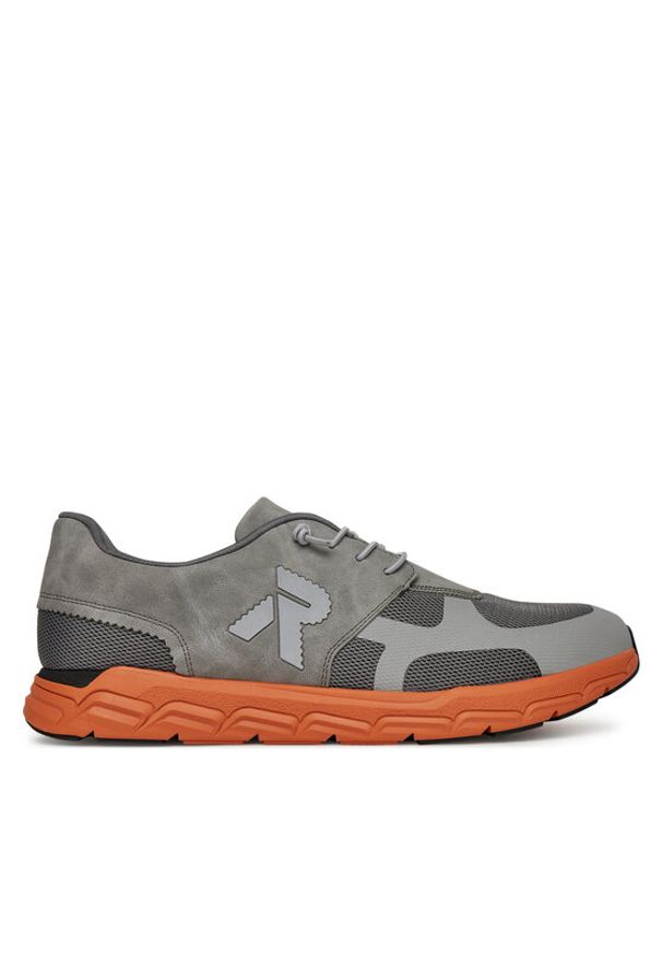 Rieker Sneakersy 09100-45 Szary. Kolor: szary. Materiał: materiał, syntetyk