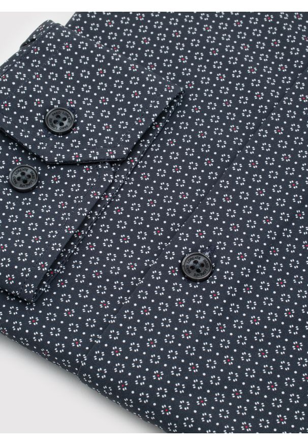 Pako Lorente - PAKO LORENTE – Koszula męska we wzór geometryczny. Materiał: elastan, nylon. Długość rękawa: długi rękaw. Długość: długie. Wzór: geometria. Sezon: wiosna